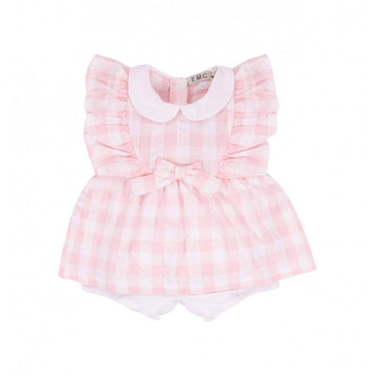 EMC - Girls Seersucker Romper - Rack Hunt -