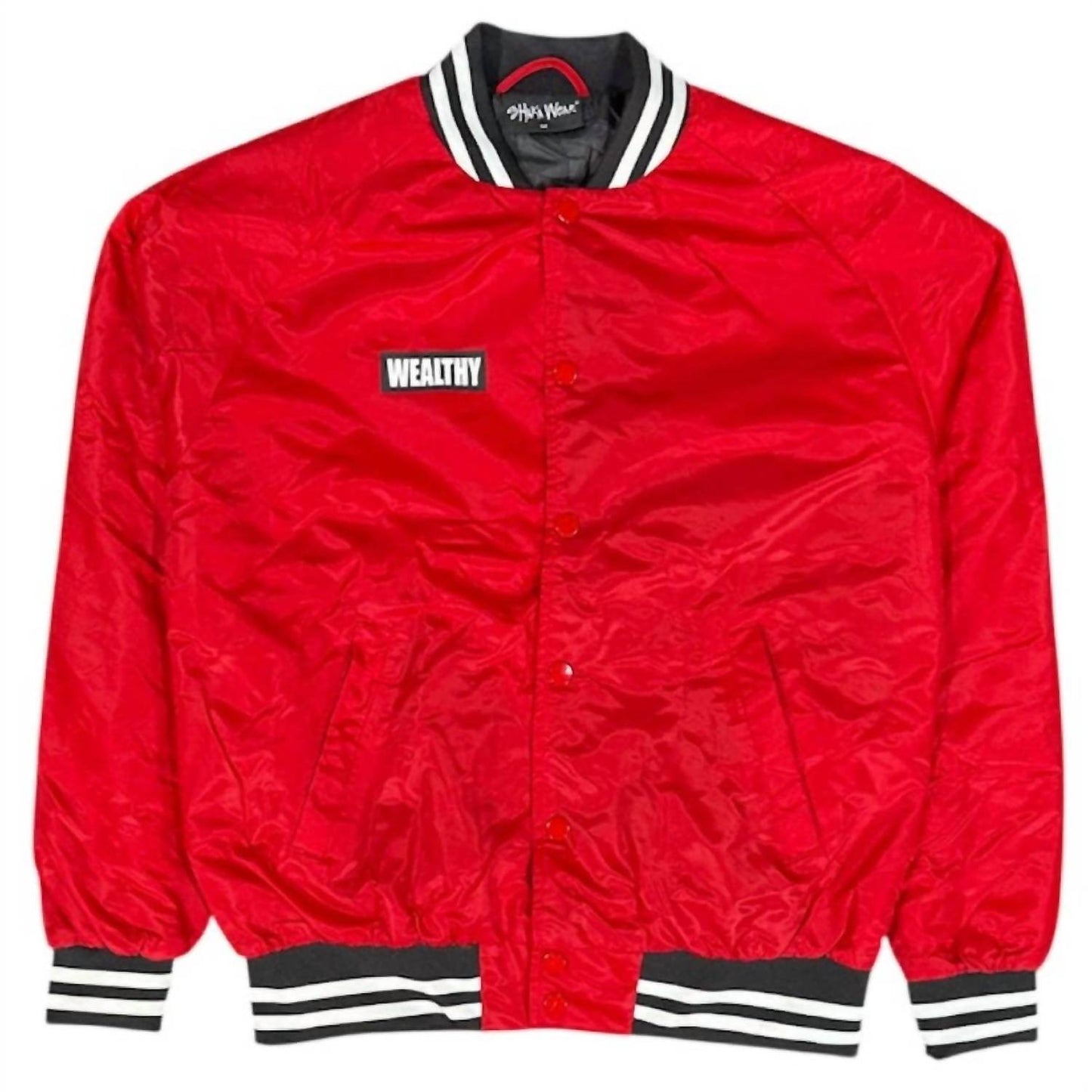 Wealthy - Men's Varsity Jacket - Rack Hunt -