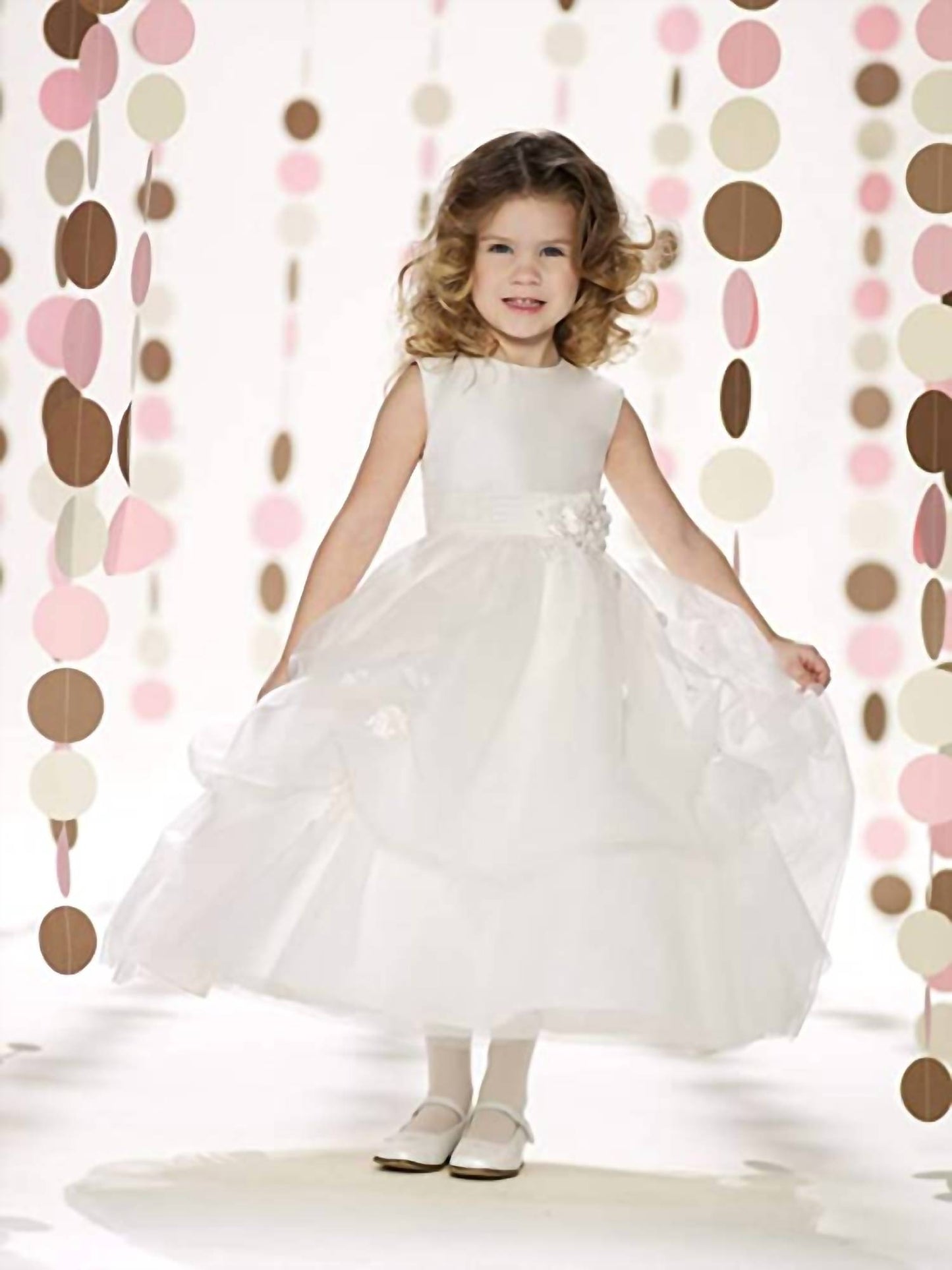 Toddler Fancy Beaded Flowers Dress