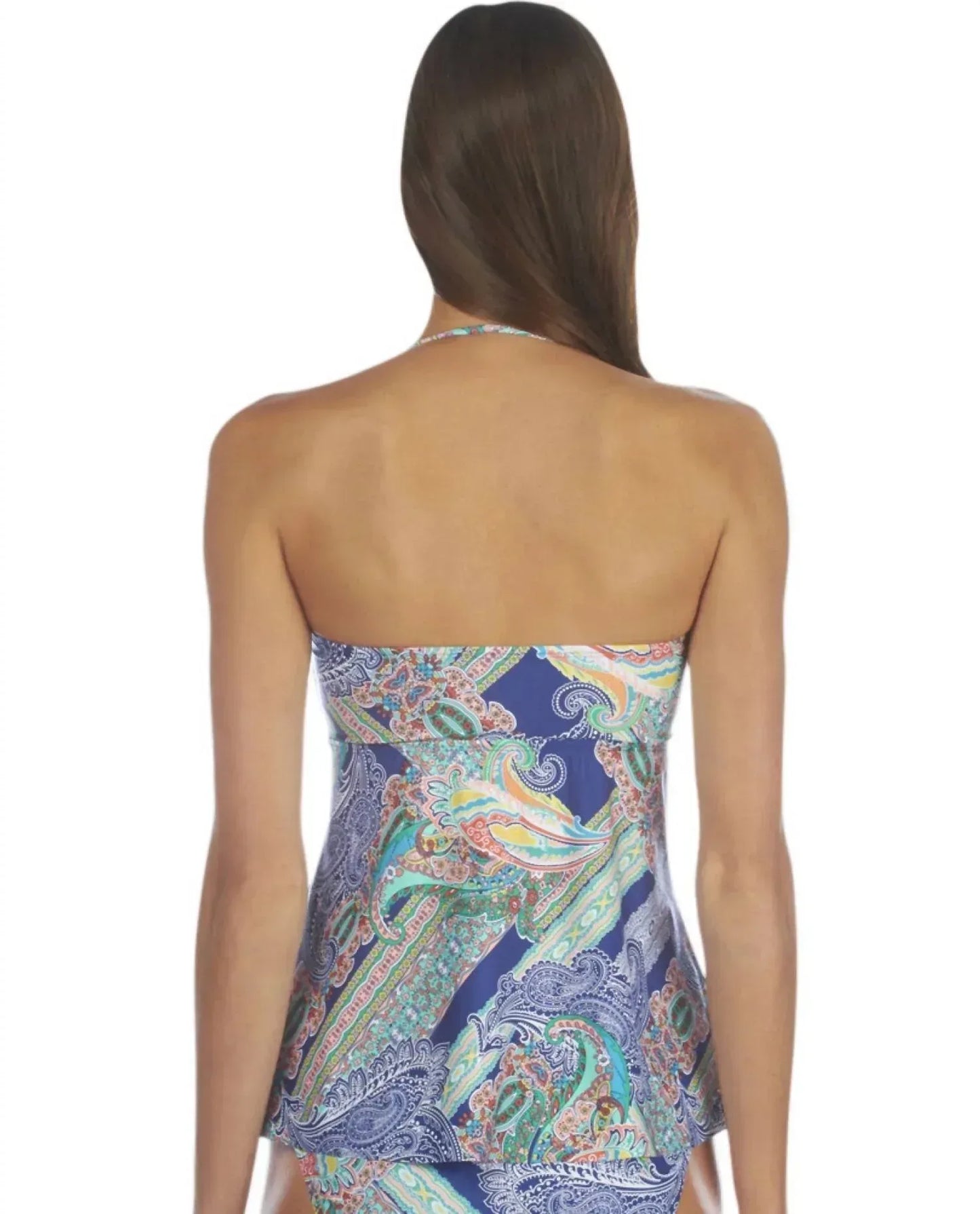 Kenneth Cole Reaction - Smocked Bandeau Tankini Top - Rack Hunt