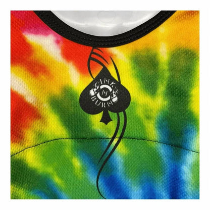 Women's Run Of Die Tie Dye Sunflower Singlet