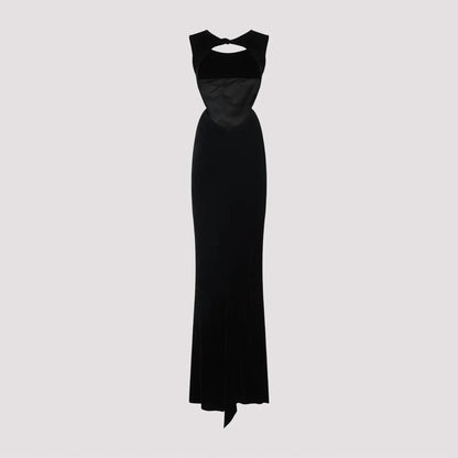Abito Open Back Gown