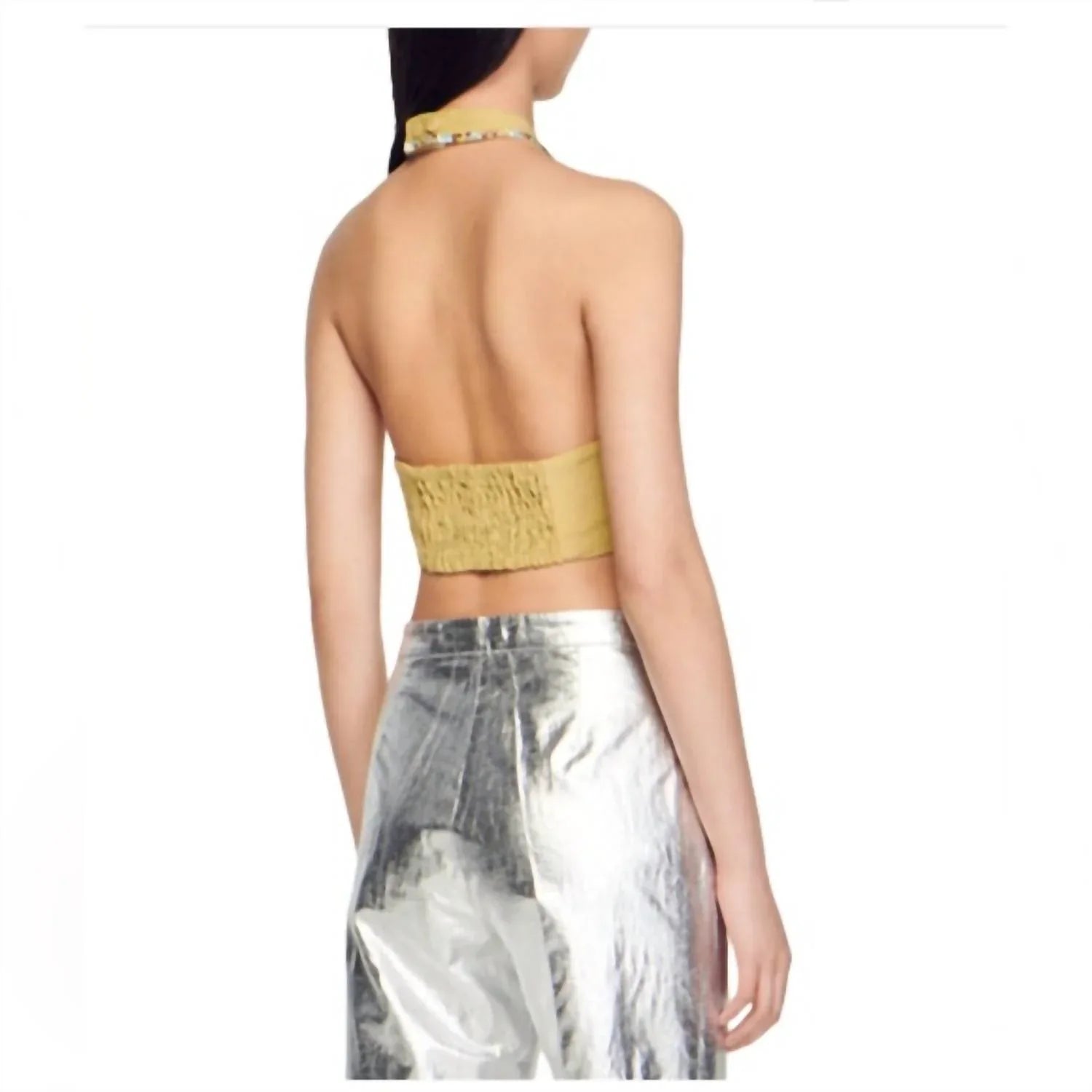 Sandro - Avedes Halter Top - Rack Hunt