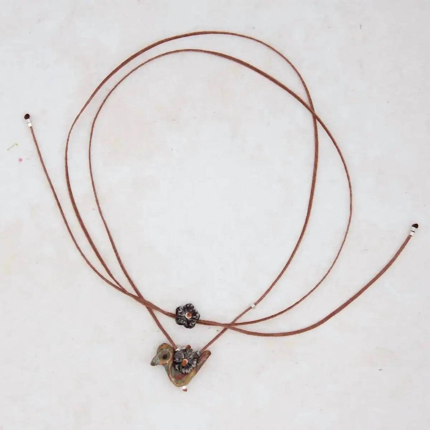 River Song - Carved Stone Bird Necklace - Rack Hunt -