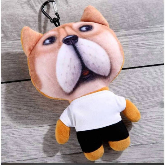 Women's Pretty Boy Floyd Dog Jumbo 3d Stuffed Key Fob Keyring