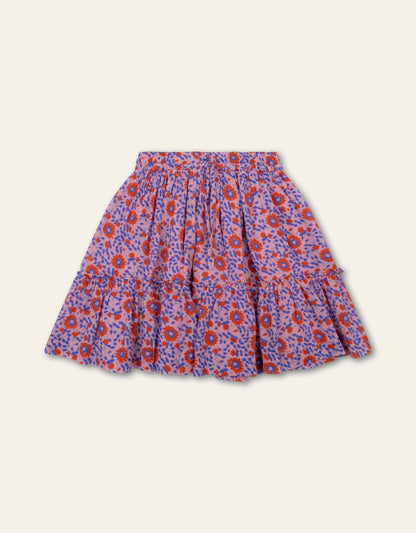 Girl's Sunder Aop Floral Jaipur Garden Skirt