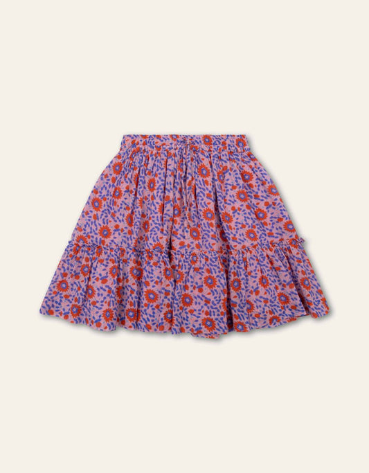 Girl's Sunder Aop Floral Jaipur Garden Skirt