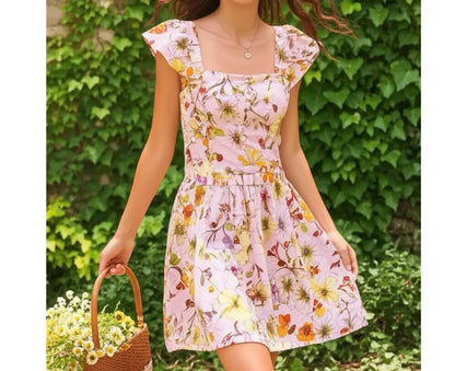 B.O.G. Collective - Floral Ruffle Mini Dress - Rack Hunt