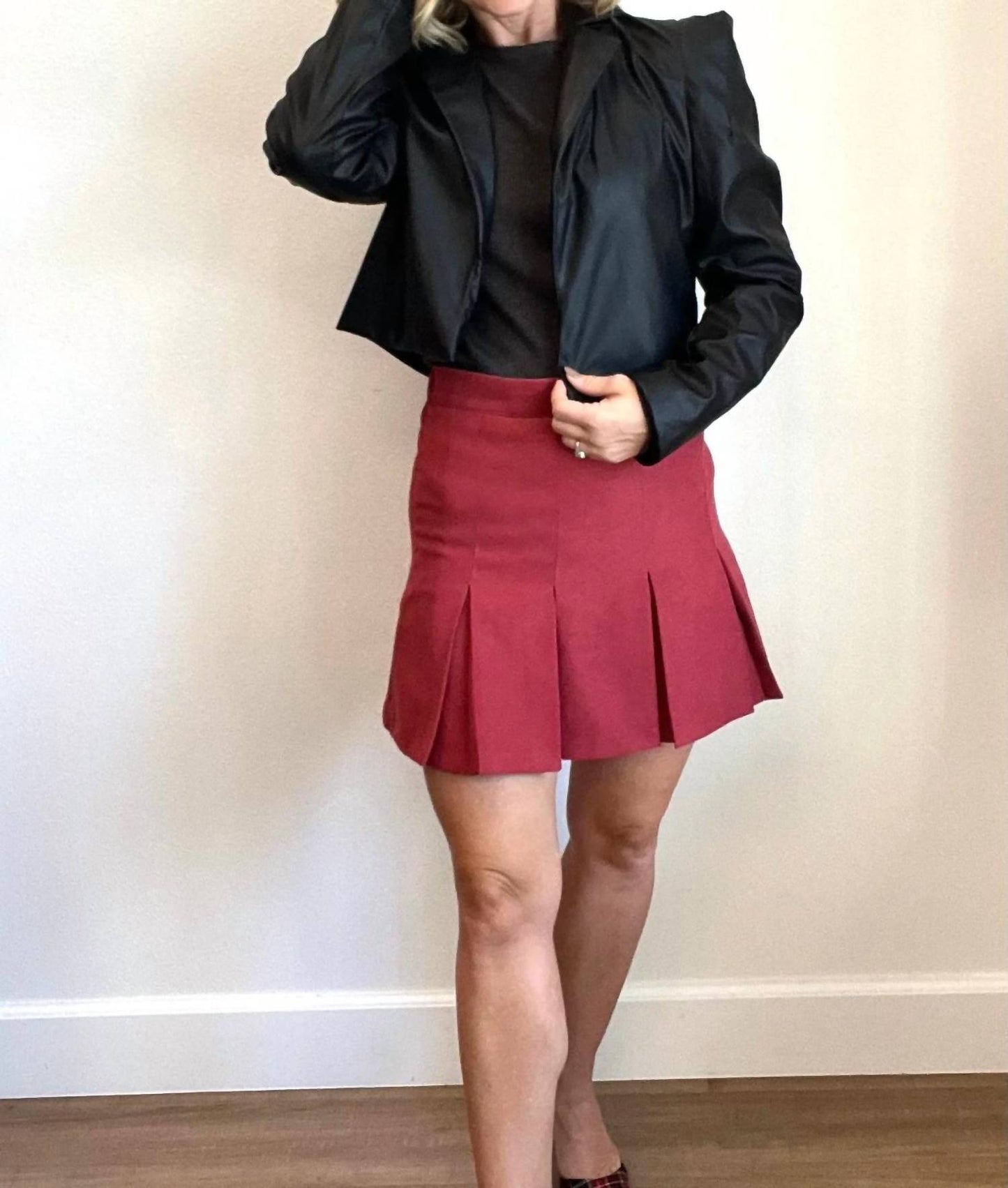 Secret Splendor Pleated Skirt
