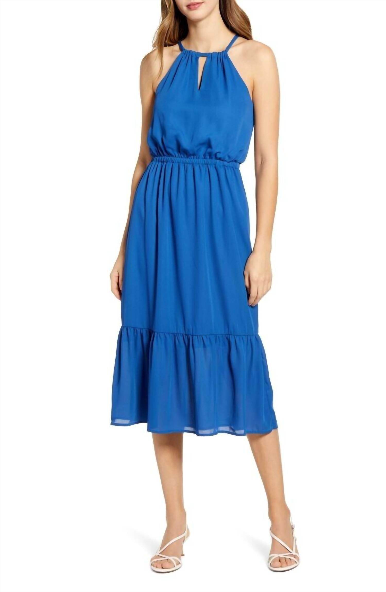 Gibson - Womens Day LIVING Halter Midi Dress - Rack Hunt -