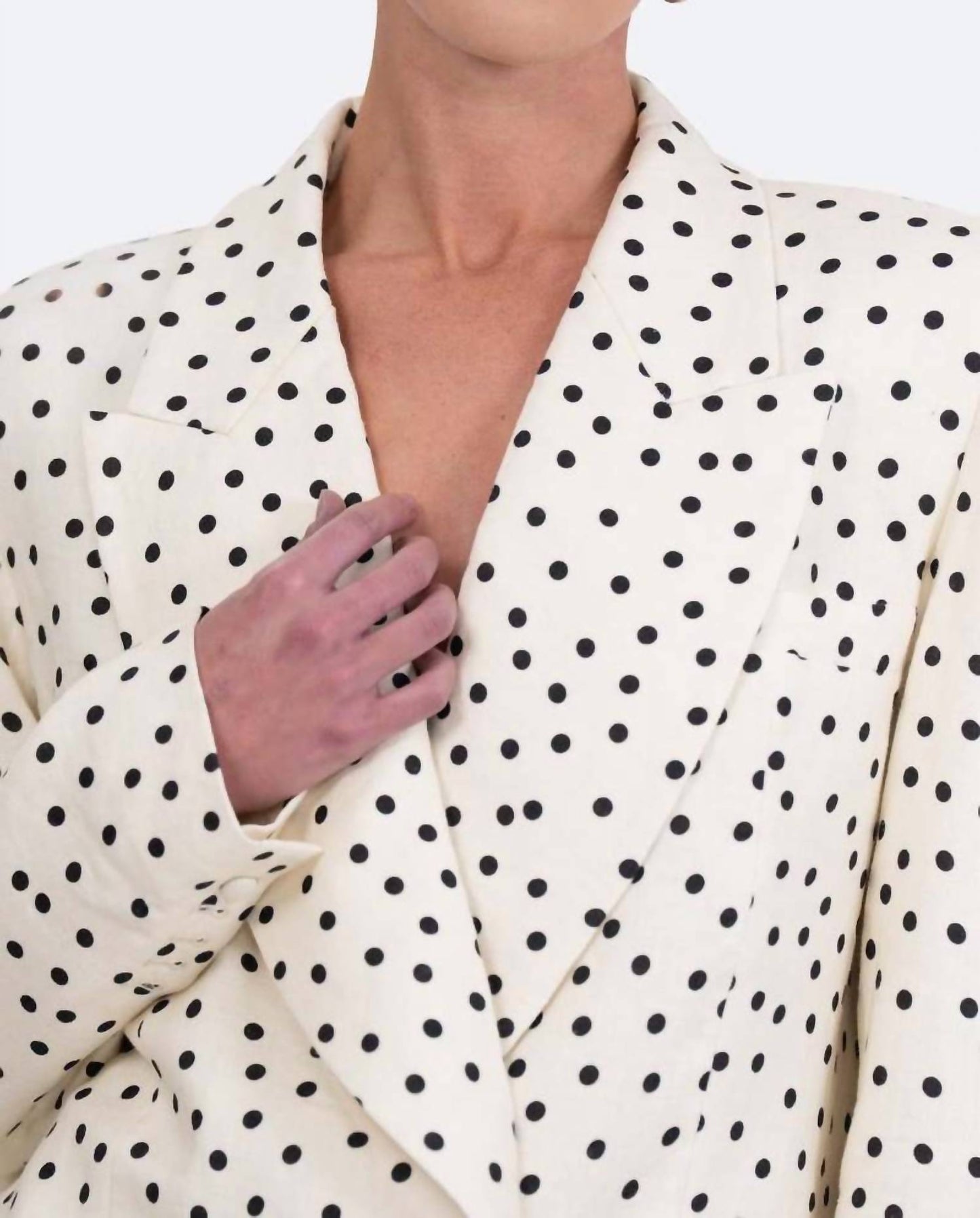 Polka Dot Blazer