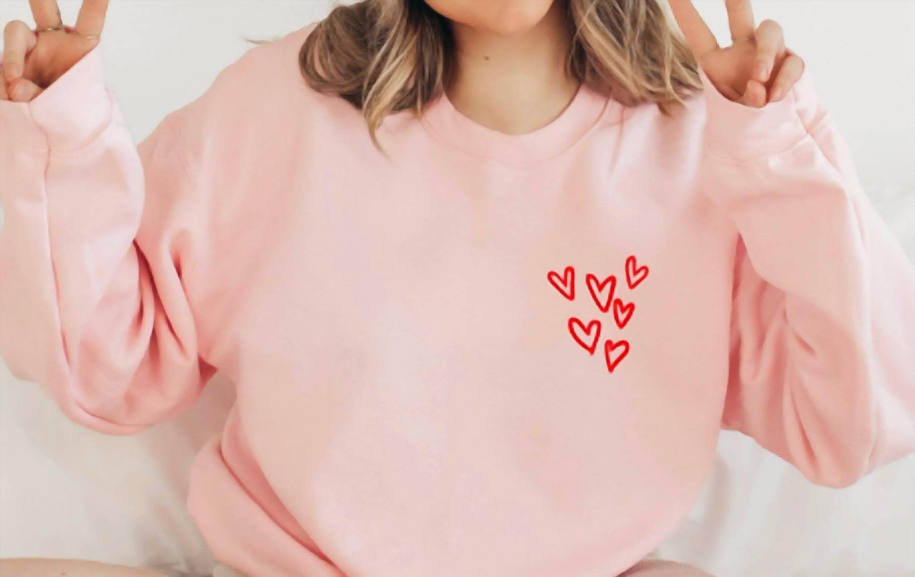 PetitRue - Love Hearts Sweatshirt - Rack Hunt -