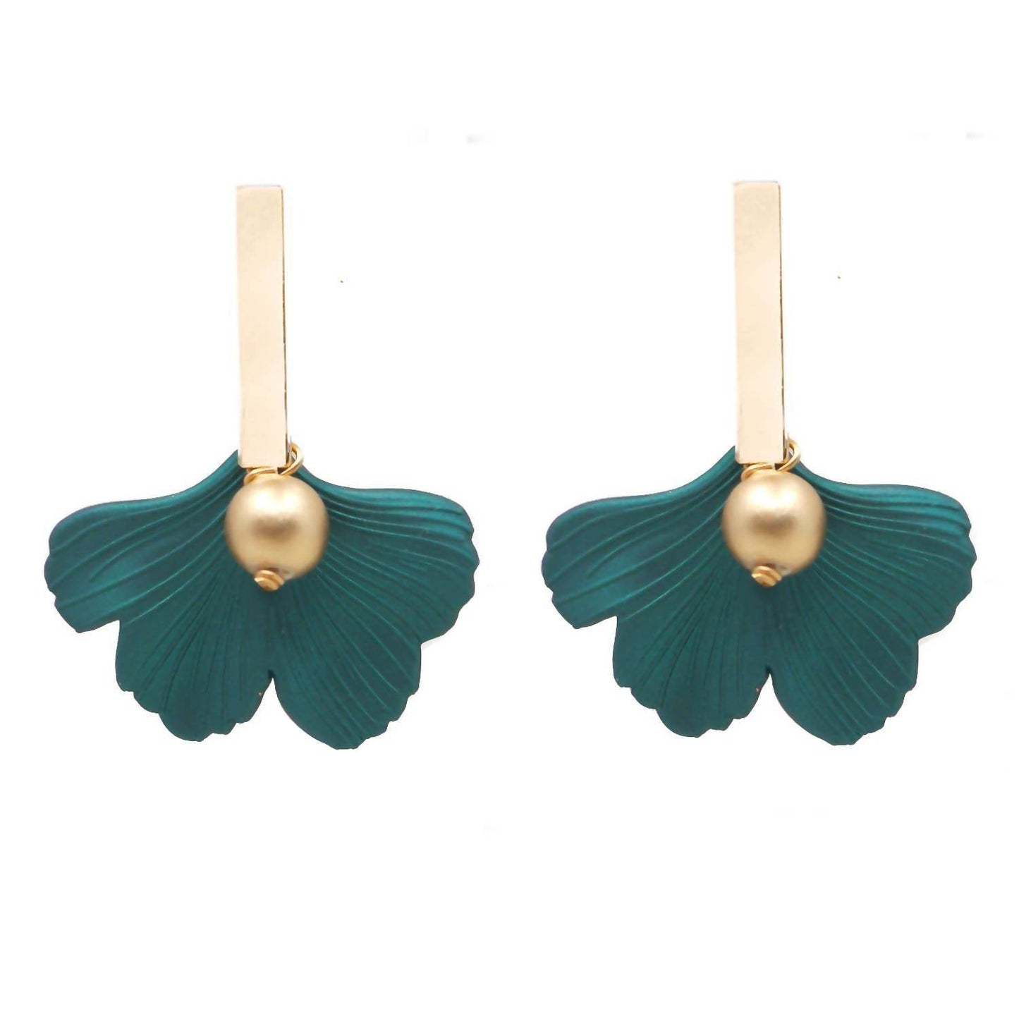 Soli & Sun - Women's Ginkgo Leaf Statement Earrings - Rack Hunt -