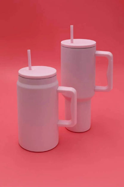 Wall to Wall - Large Stainless Steel Tumbler 50 oz Pink - Rack Hunt