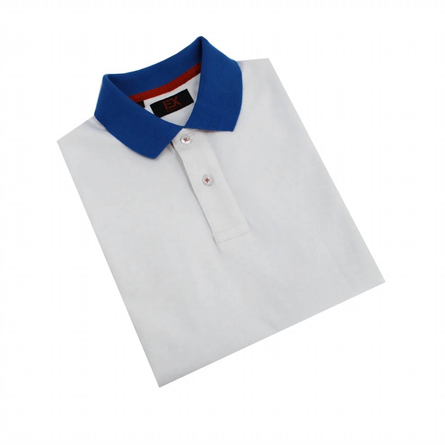 Double Sided Collar With Multi Colored Stripes Polo