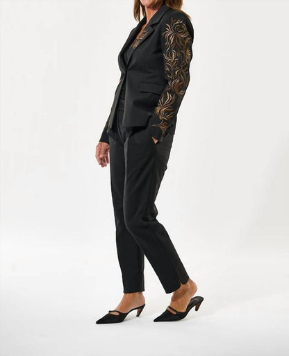 Ena Embroidered Blazer