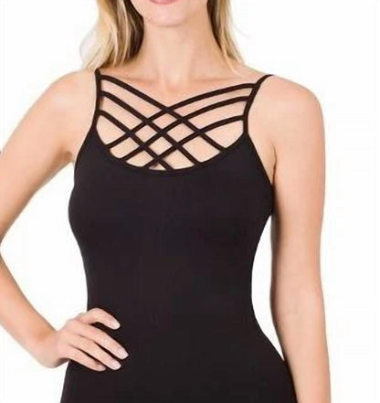 Strappy Criss Cross Seamless Cami Top