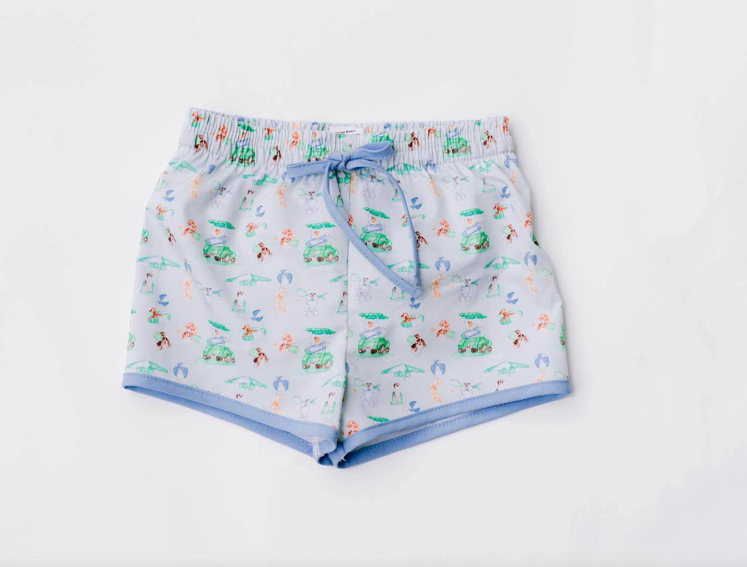 Love, George - Boy's Dog Days Of Summer Swim Trunks - Rack Hunt -