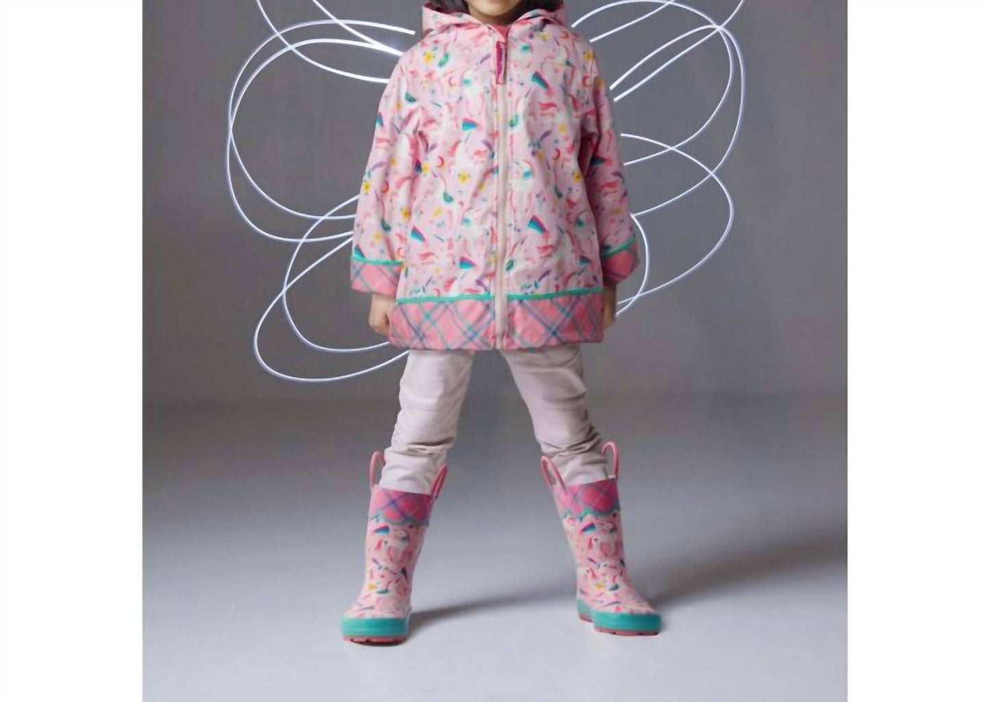 Girls Unicorn Raincoat