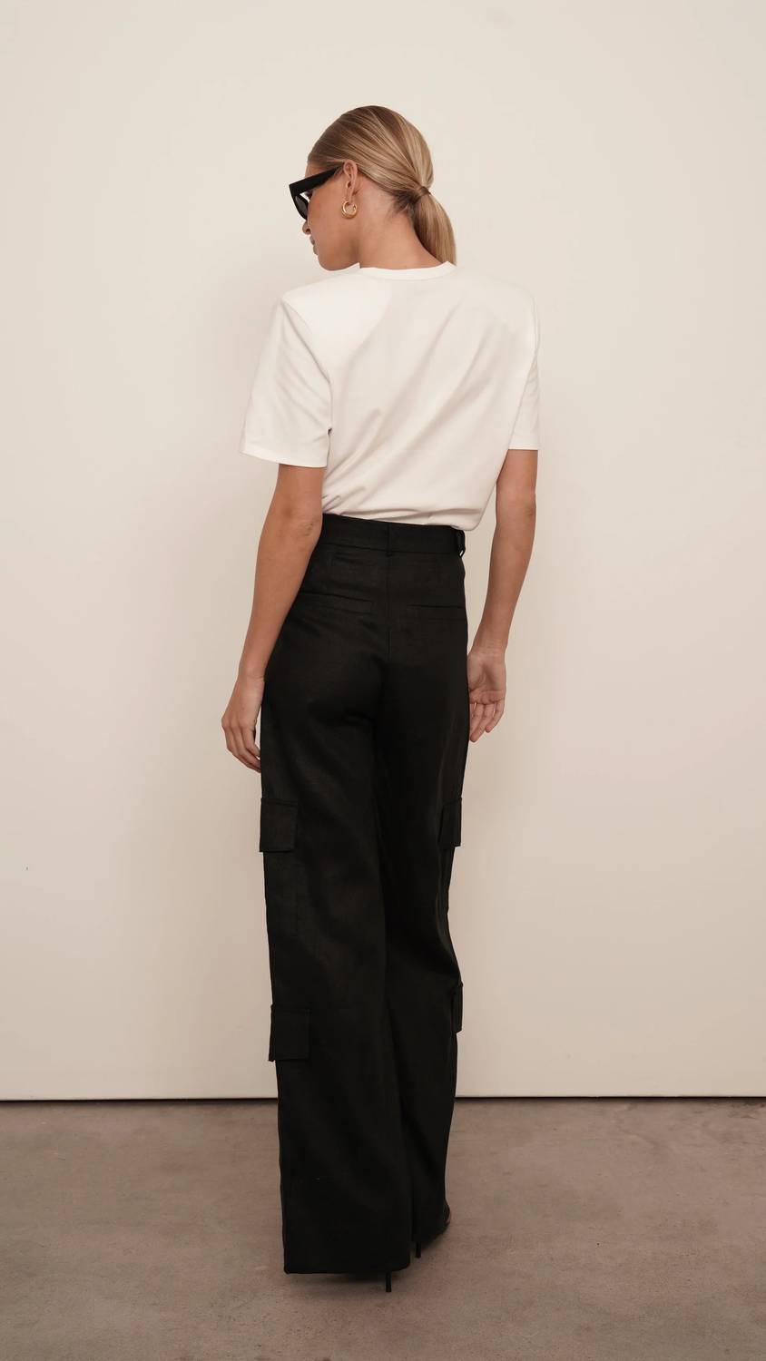 Monica Cargo Linen Pants