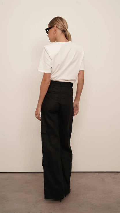 Monica Cargo Linen Pants