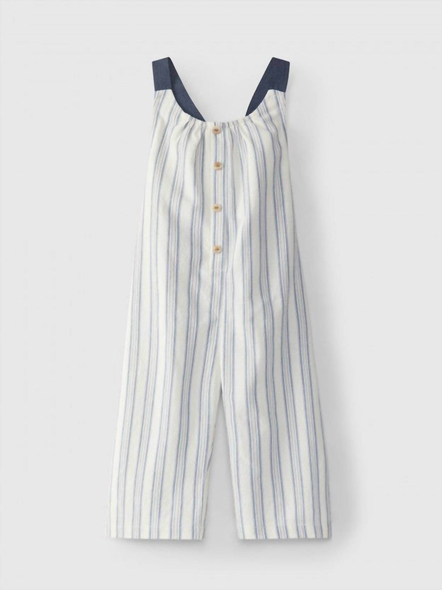 Laranjinha - Girl's Striped Dungarees - Rack Hunt -
