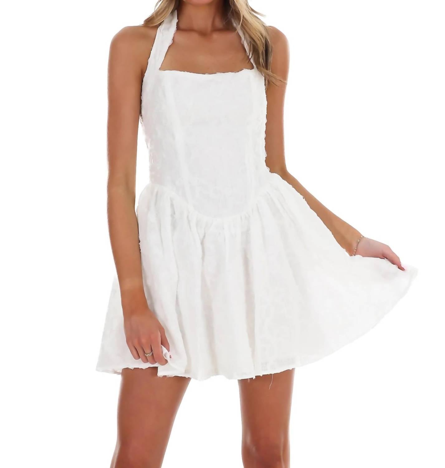 Women's Perfect For Me Halter Mini Dress