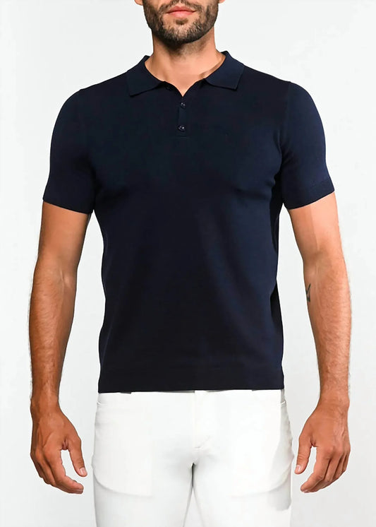 Postmarc - 3-button Knit Polo Shirt - Rack Hunt