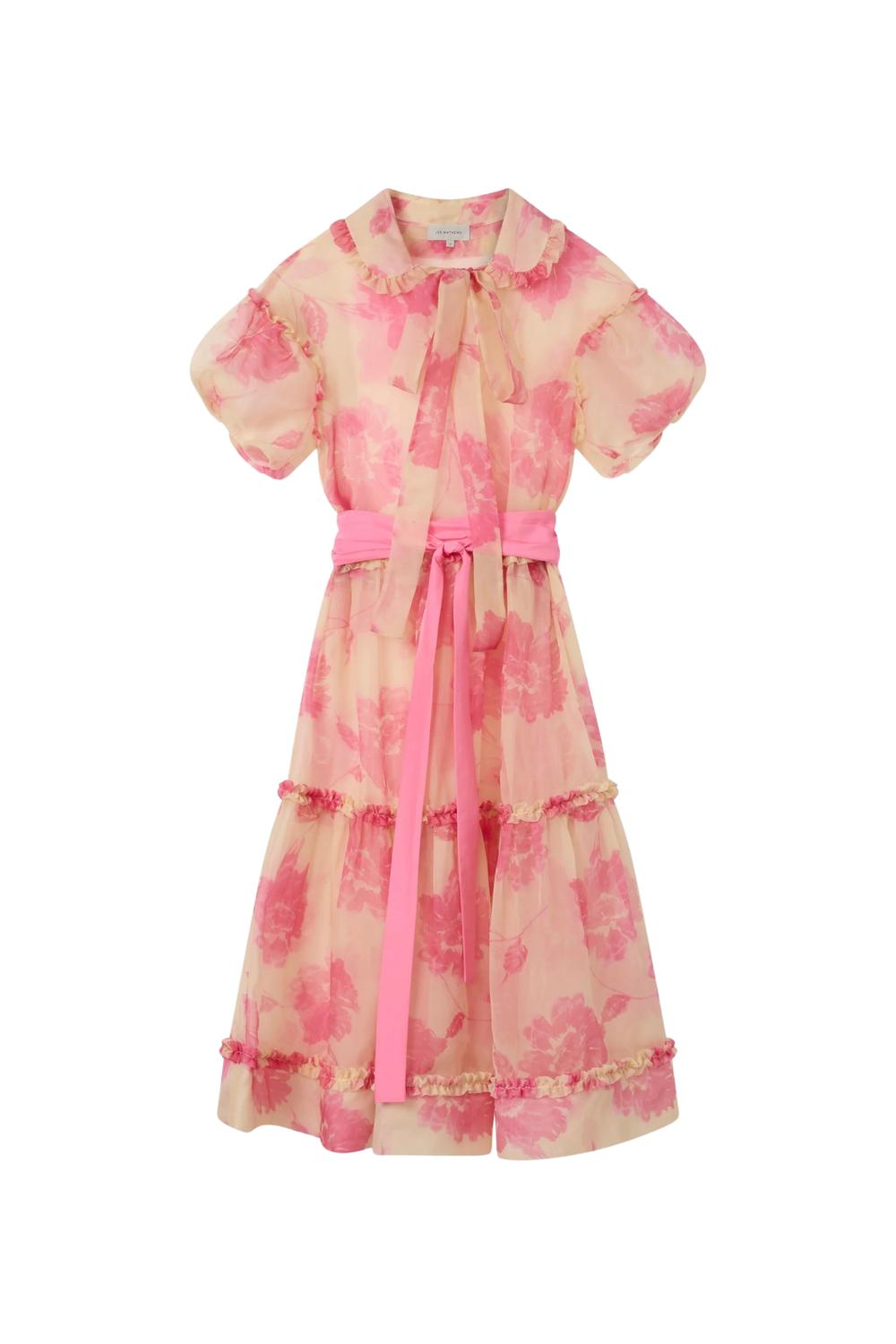 Clementine Silk Organza Maxi Dress