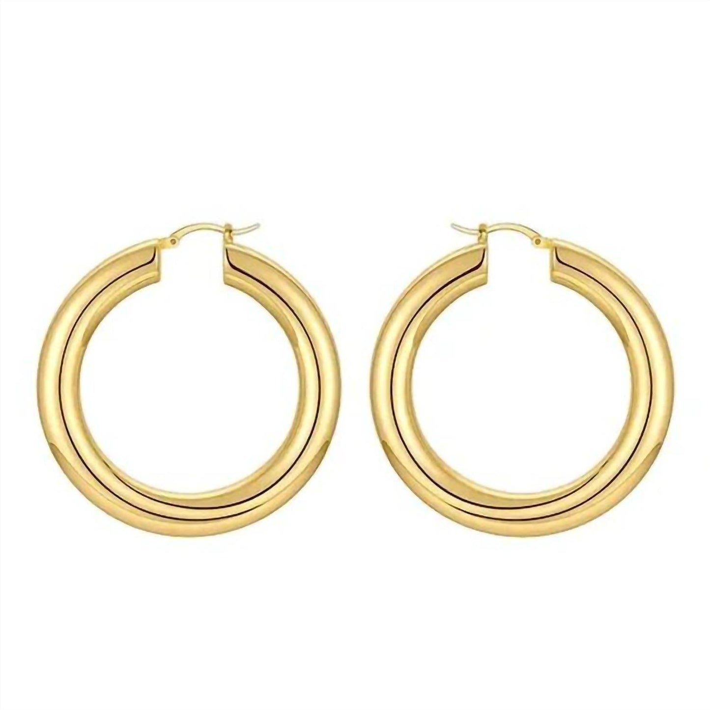 Lillian - Basic Everyday Hoop Earrings - Rack Hunt -