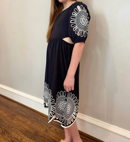 Milon - Girl's Laser Cut Dress - Rack Hunt