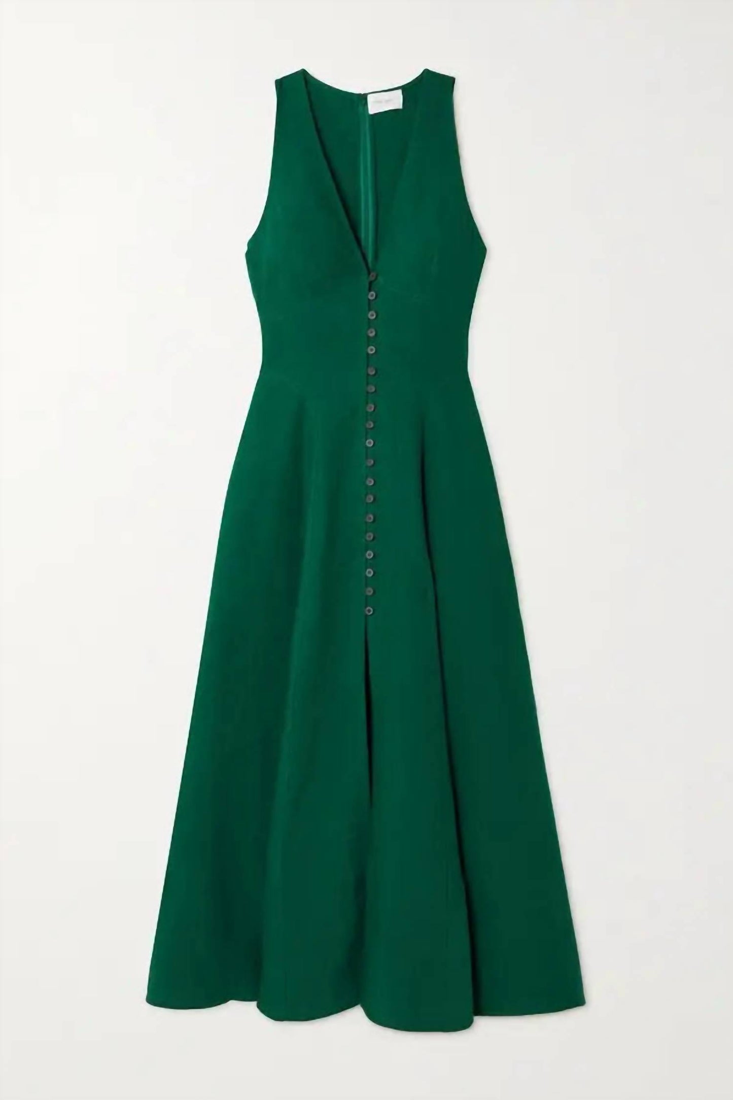 Rose Linen Midi Dress