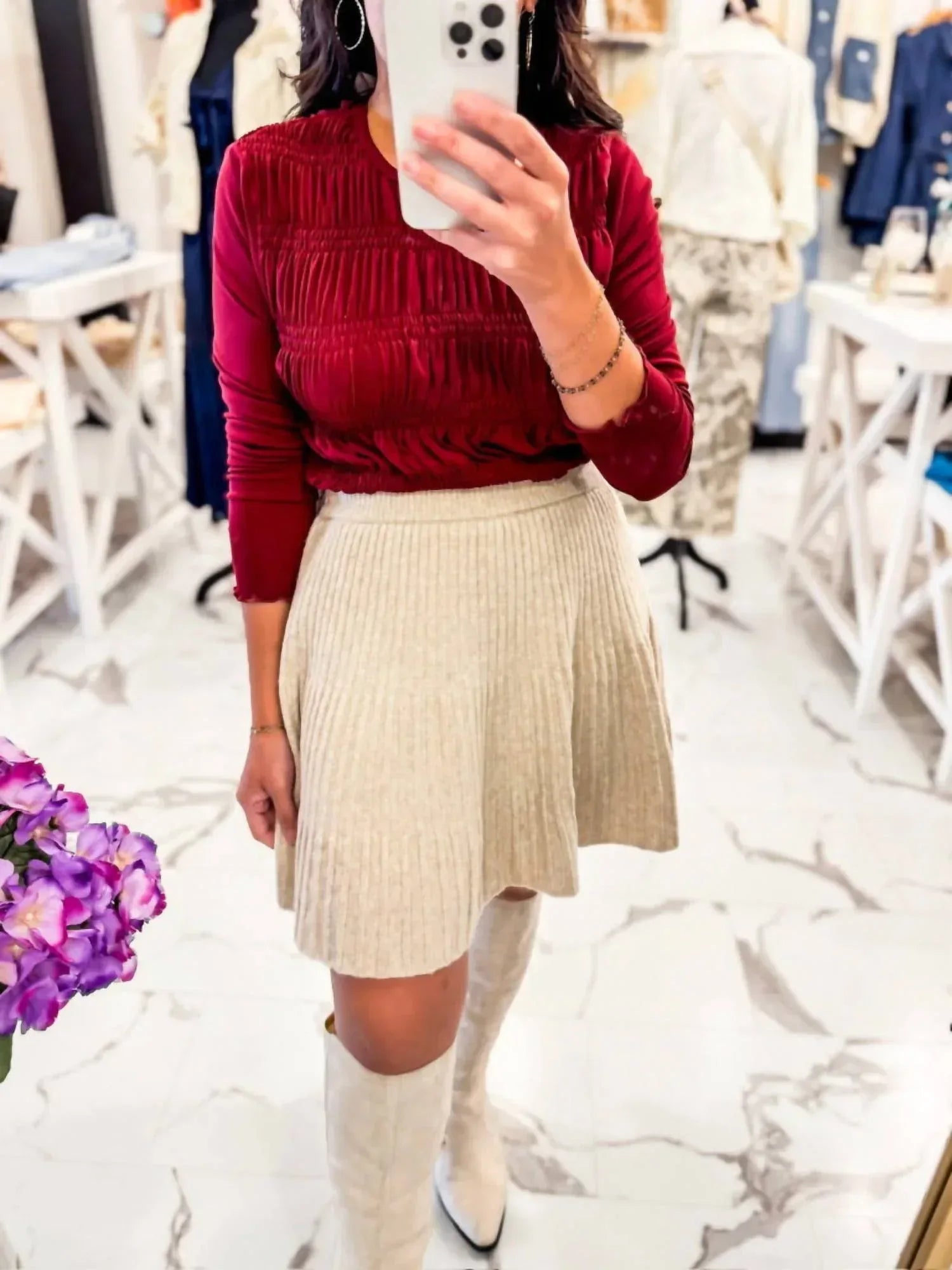 Sunday Edition - Women's Biscotti Ribbed Mini Skirt - Rack Hunt
