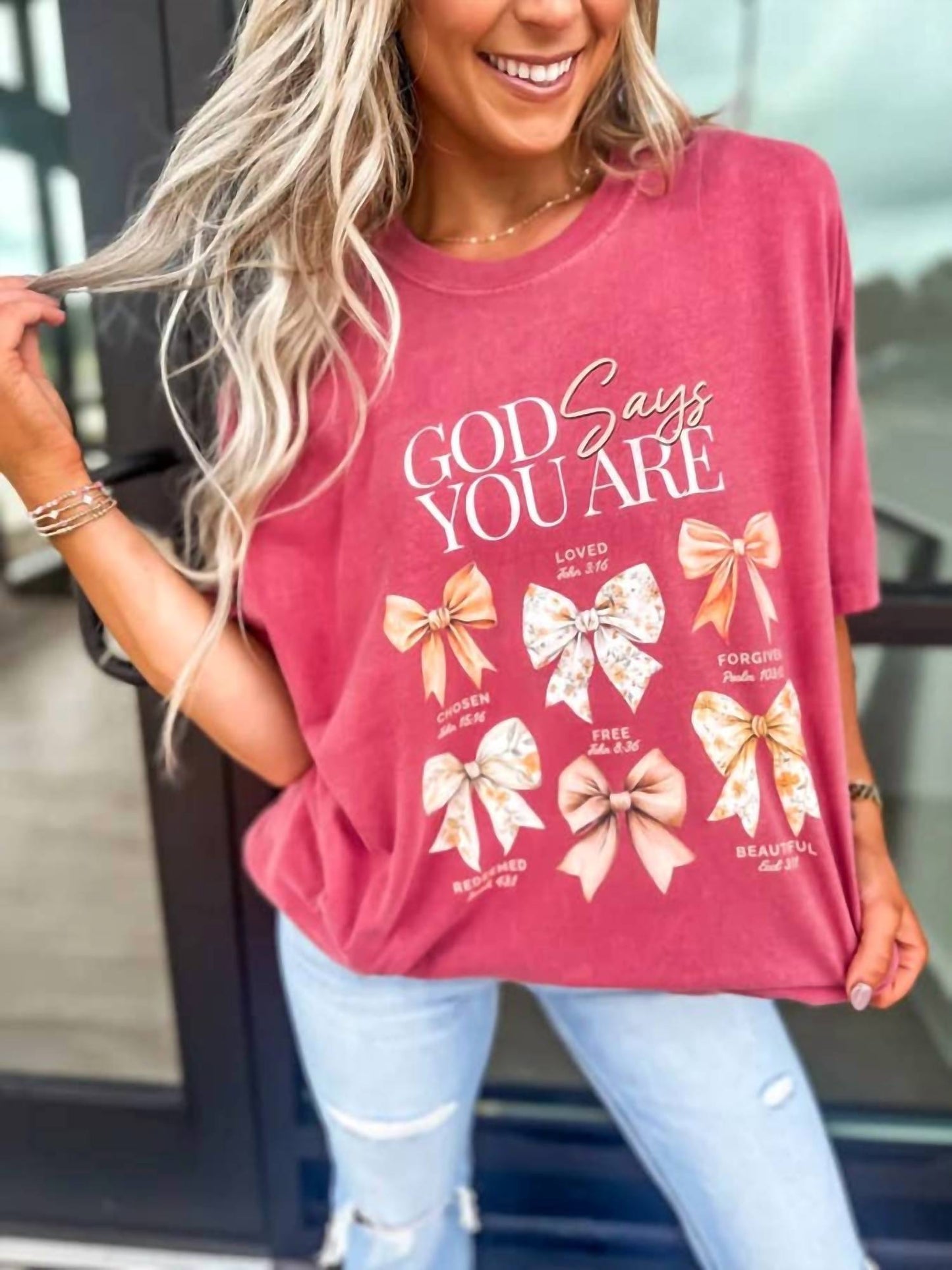 God Says You Are Graphic Tee