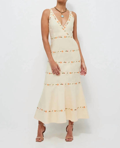 Alanca Illes Des Ziles Midi Dress