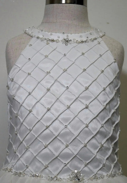 Christie Helene - Girl's Beaded Tulle Dress - Rack Hunt