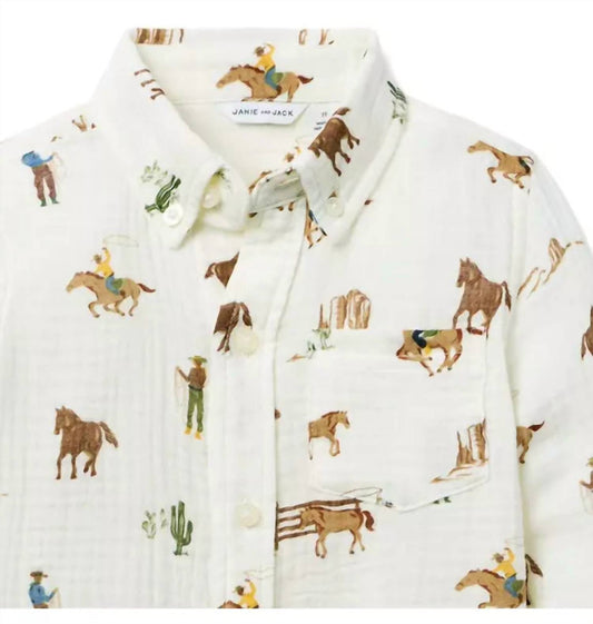 Kid's Buckaroo Button-up