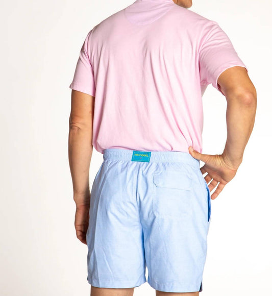 Linen Solid Swim Trunk