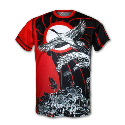 Men's Moonlit Crane Tech Shirt