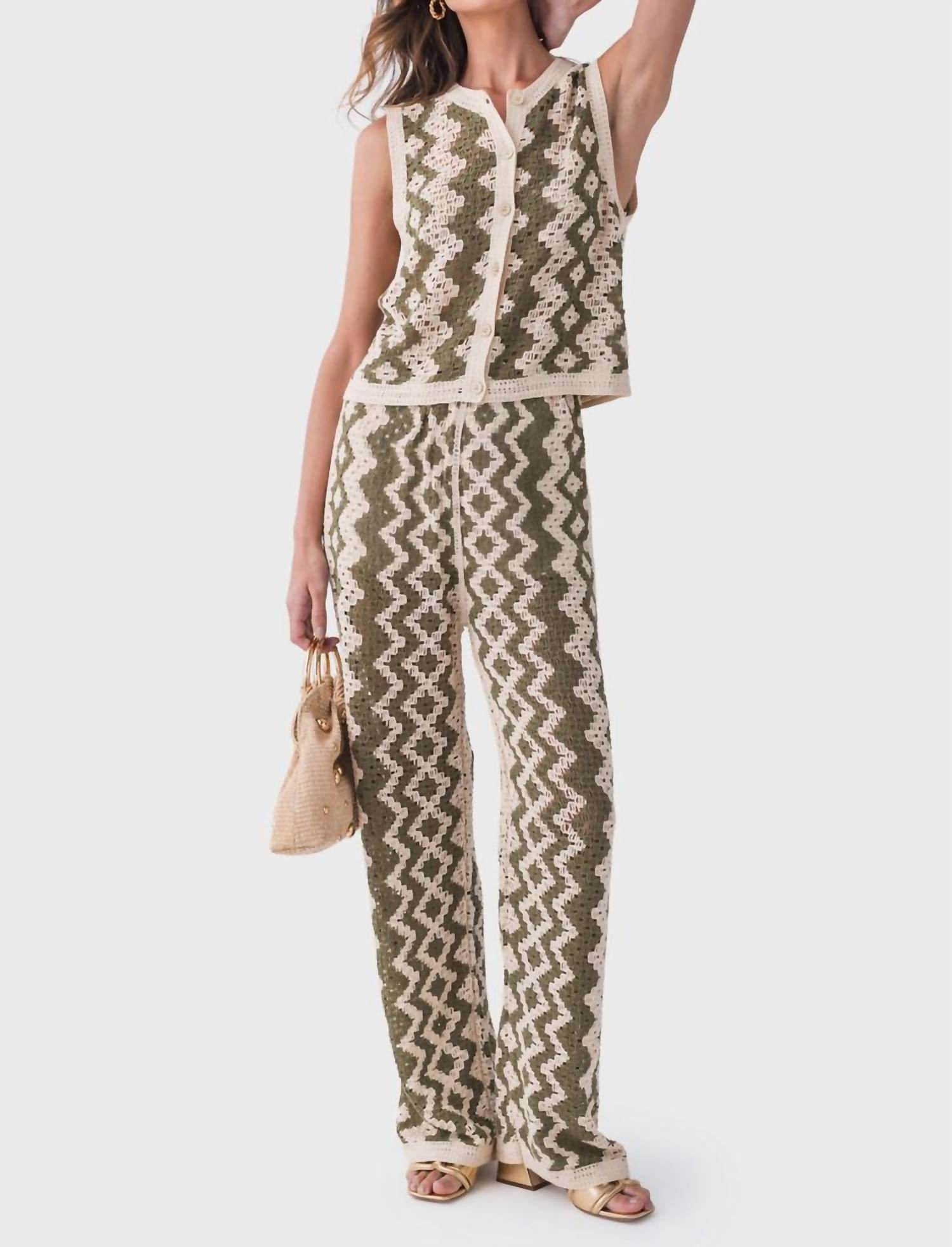 RD International - Crochet Pull On Pants - Rack Hunt -