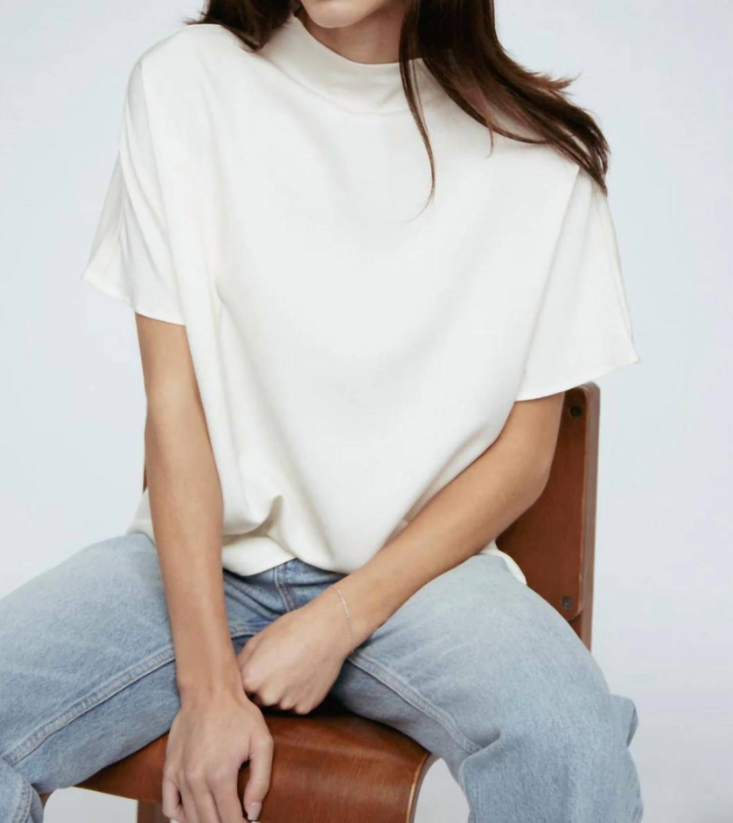 Women's Butter Satin Batwing Top