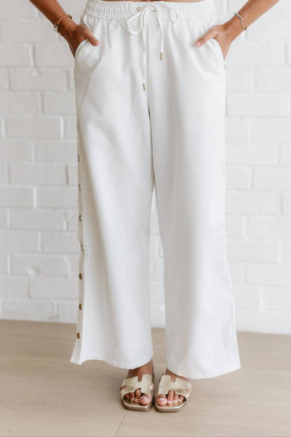 Keep It Easy Wide Leg Denim Pants