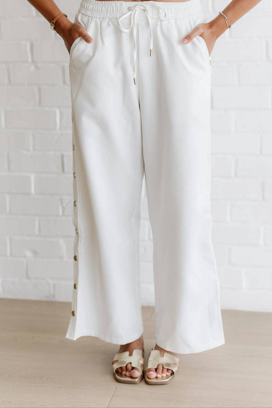 Keep It Easy Wide Leg Denim Pants
