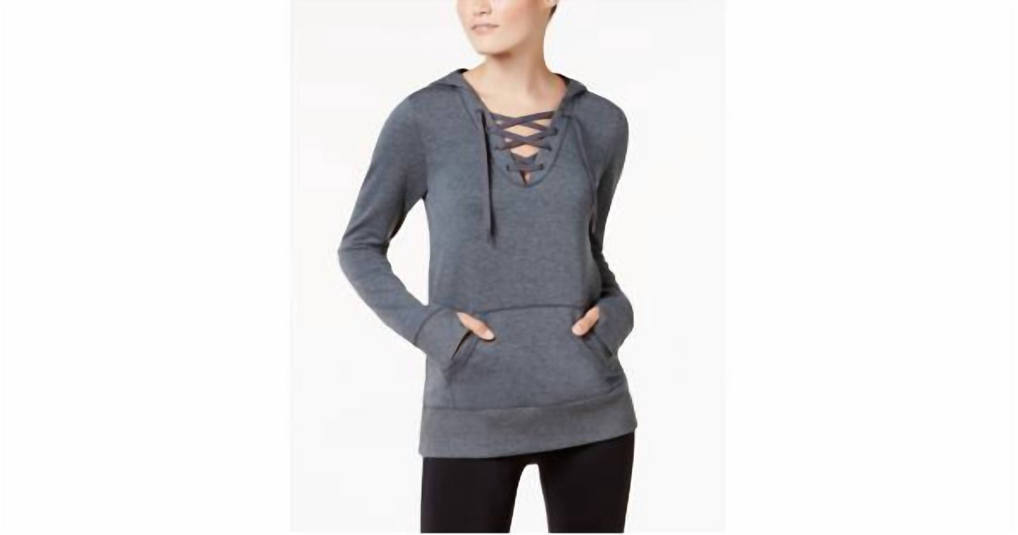 Lace Up Hoodie