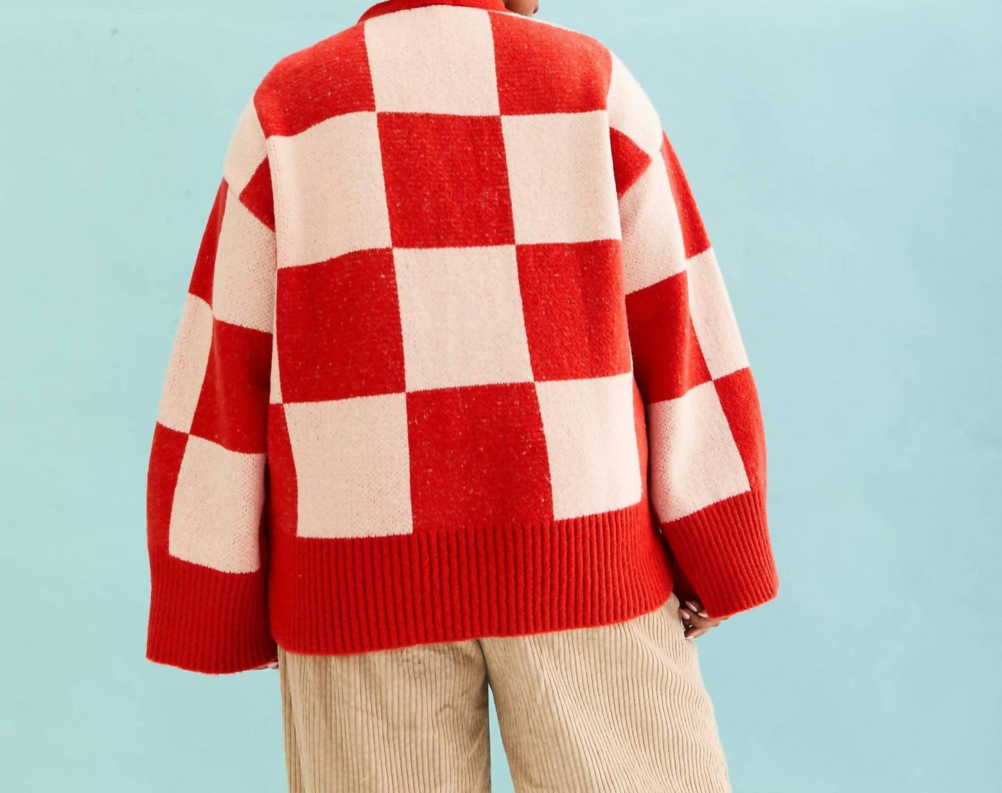 Candice Checked Cardigan