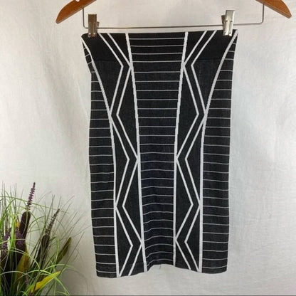 Print Bandage Mini Skirt