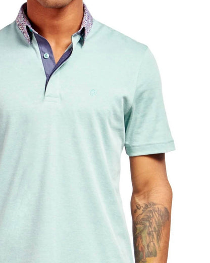 Colorful Collar Polo Shirt