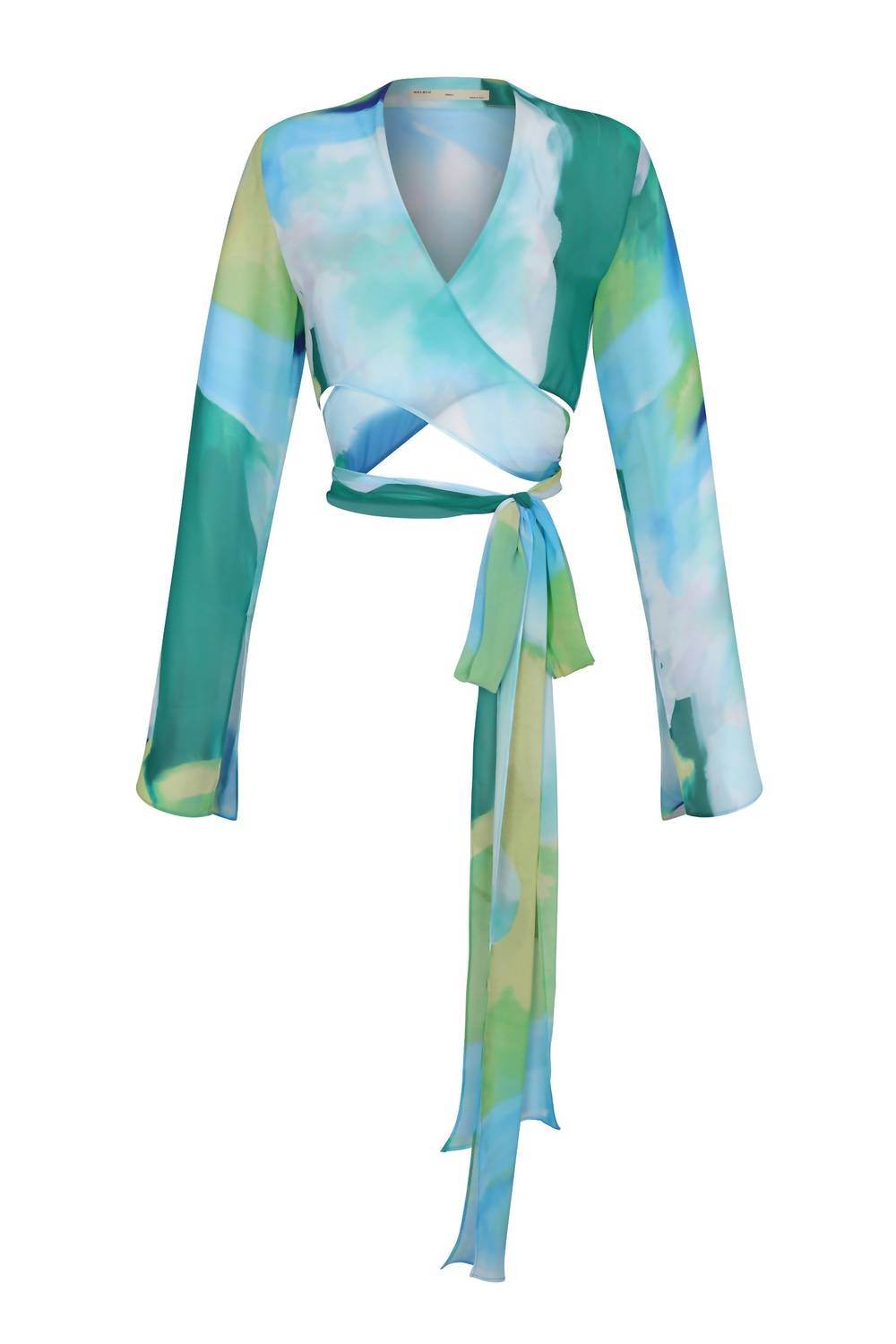 Nelblu - Ada Sheer V-neck Top - Rack Hunt -