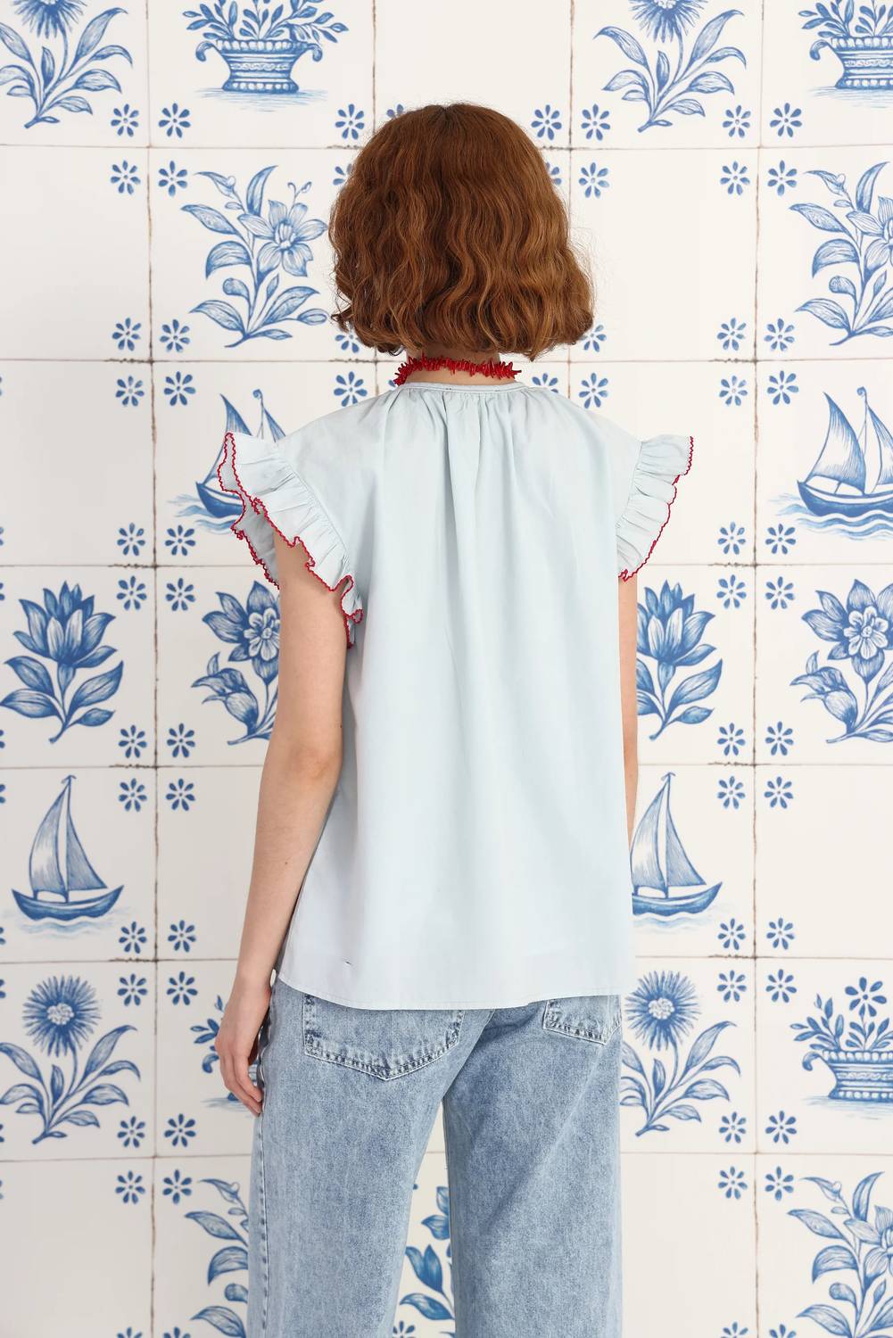 Coralline Cap Sleeve Top