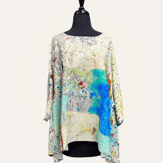 Women's Flower Butterfly Top